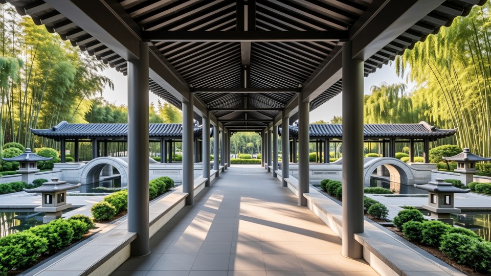 铝合金古建长廊