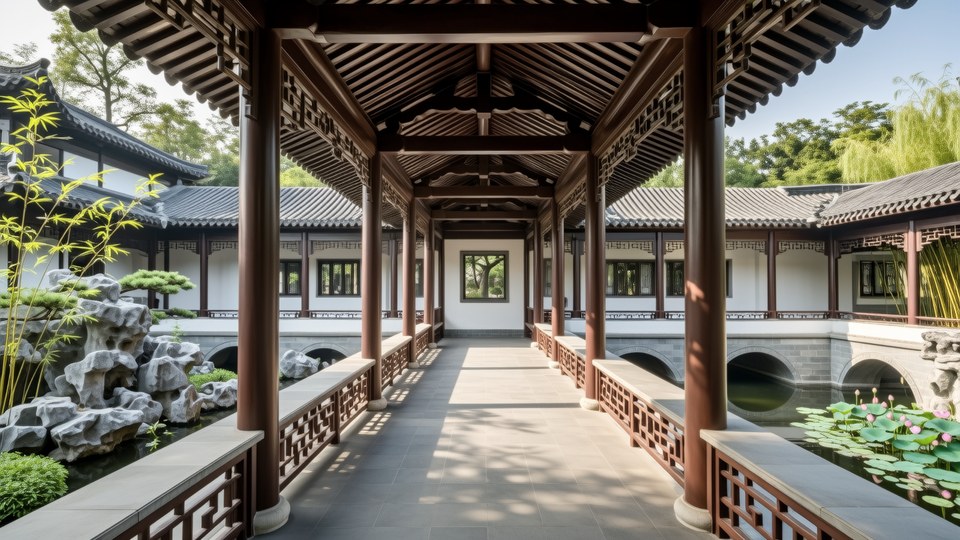 中式古典游廊